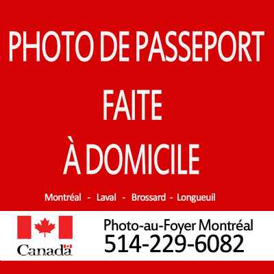 Photographe pour photos de passeport