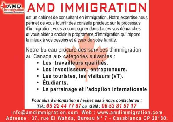 Consultation agréé en Immigration Canadienne