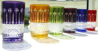 VENDS MAGNIFIQUE VERRE A THE EN CRISTAL