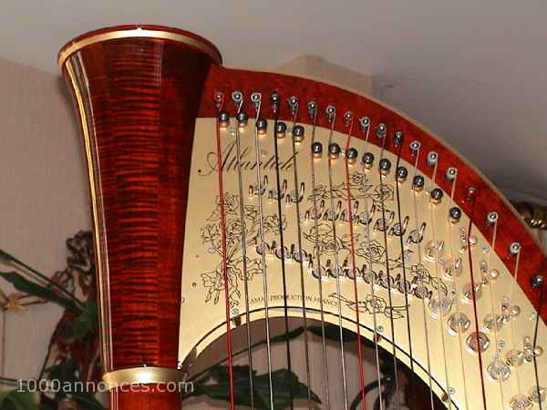Harpe de concert 47 cordes double mouvement, 
