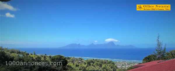 PUNAAUIA - MAISON AVEC PISCINE ET VUE MOOREA