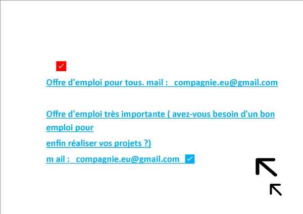 Services offerts, Entrepreneurs