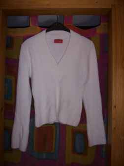 Pull blanc 